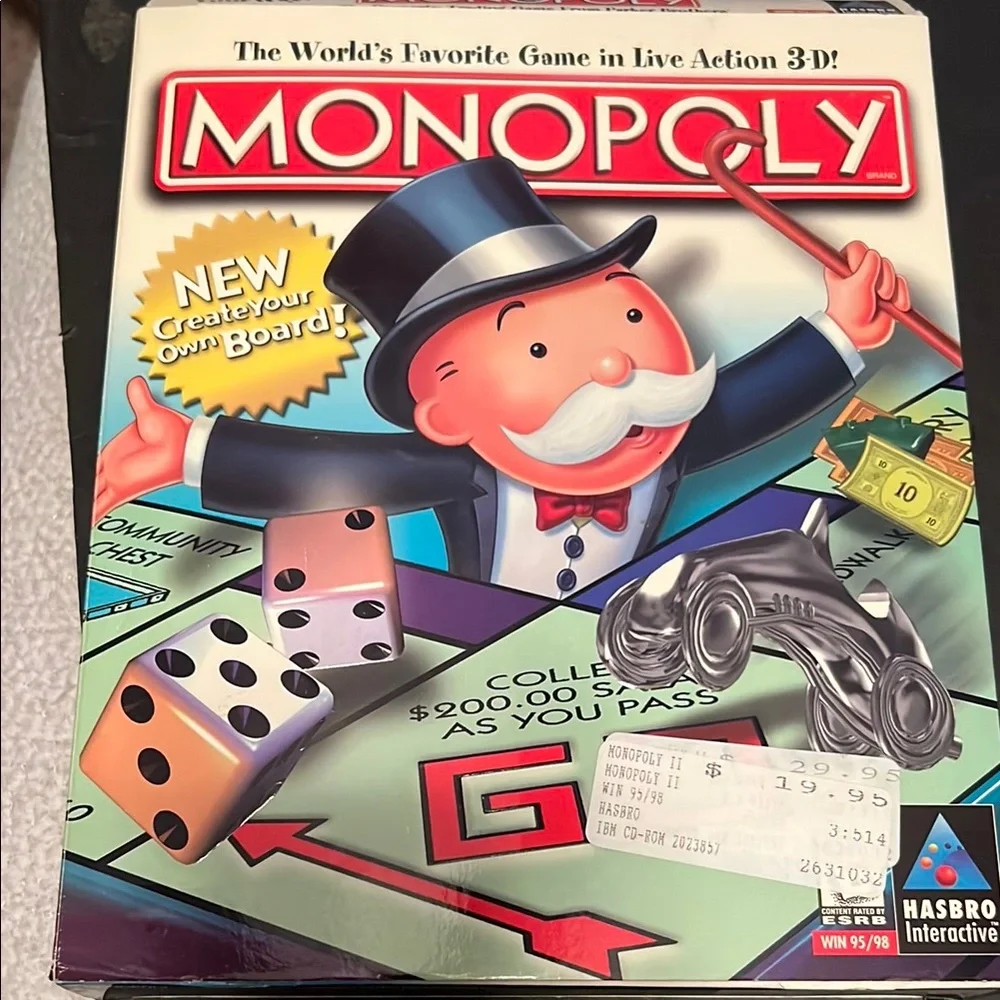 Monopoly Board Game by Hasbro - Classic Multicolor Edition